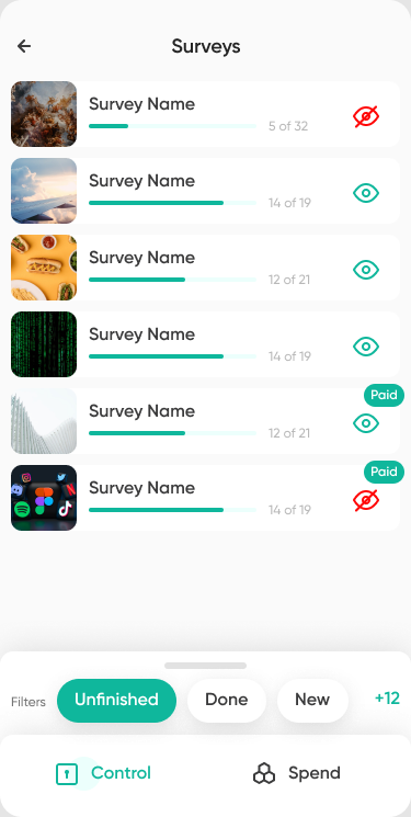 myGaru app — improve personalisation